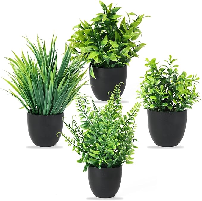 Mini Artificial Plant Set (3-Pack)