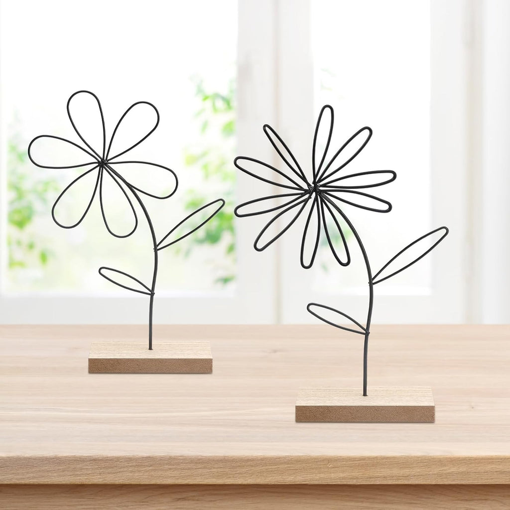 2-Piece Flower Decor Set