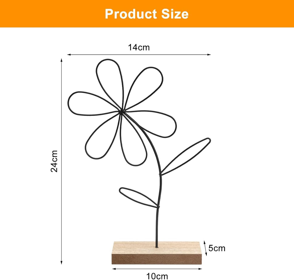 2-Piece Flower Decor Set