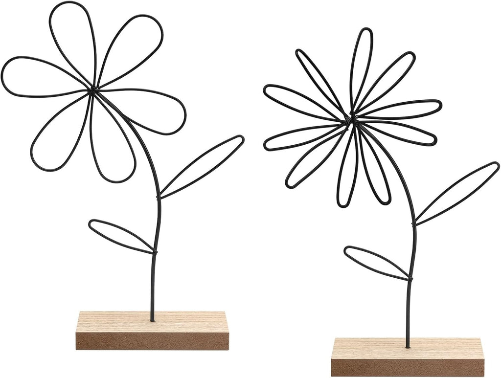 2-Piece Flower Decor Set